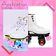 Butées d'orteils pour patins à roulettes Gorgecraft AJEW-GF0004-34B-5