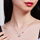Shegrace 925 collares con colgante de plata esterlina JN860A-5