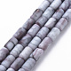 Opaque Baking Painted Crackle Glass Beads Strands FGLA-T004-01F-1