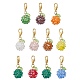 10 шт. стеклянные подвесные украшения в виде фруктов HJEW-MZ00339-2