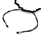 Einstellbare Nylonfaden geflochtene Perlen Armbänder Sets BJEW-JB05553-7