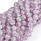 Crackle Glass Beads Strands X-CCG-Q002-8mm-02-1