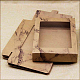 Coffrets cadeaux en papier motif texture marbre CON-WH0072-15A-3