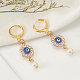 BENECREAT 40PCS Golden Round Hoop Earrings Spring Hoop Earring for DIY Jewelry Making KK-BC0005-28G-6