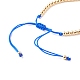 Set di braccialetti di perline intrecciati con filo di nylon regolabile BJEW-JB06438-02-7