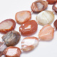 Chapelets de perles d'agate naturelle G-G747-01C-1