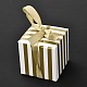 Boîte-cadeau carrée pliable en papier créatif CON-P010-C03-1