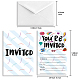 Cartes d'invitation superdant DIY-SD0001-05I-3