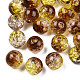 Perles en acrylique transparentes craquelées CACR-N002-16A-2