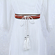 Pandahall elite 2pcs 2 couleurs style ethnique broderie polyester rubans OCOR-PH0003-91-6