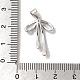 Латунные микропаве прозрачные подвески с фианитом KK-R155-02P-3
