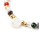Bracelets de perles de verre galvanoplastie BJEW-JB06358-4