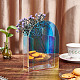 Vase en plastique en forme de u et de fleurs arricraft DIY-AR0001-62-2