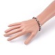 Electroplate Glass Beads Stretch Bracelets BJEW-JB04021-01-3