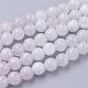 Chapelets de perles en quartz rose naturel G-E408-01-1