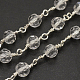 Faceted Round Handmade Crystal Beaded Chains CHC-L031-01-1