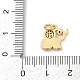 Латунные подвески с кубическим цирконием и эмалью KK-U062-37G-02-3