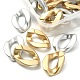 20Pcs 2 Colors Opaque Spray Painted Acrylic Linking Rings OACR-YW0001-52-2