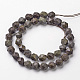 Natural Bamboo Leaf Stone Bead Strands G-P214-28-2