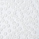 シャツ用アクリルボタン  衣装デザインのためのプラスチック製の縫製ボタン  4穴  染め  フラットラウンド  ホワイト  12x2mm  穴：1mm BUTT-E075-A-01-2