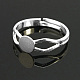 Компоненты латунные кольца KK-C3044-6mm-S-NF-1