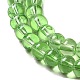 Drawbench Transparent Glass Beads Strands GLAD-Q012-6mm-05-5