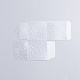 水玉柄の透明なPVC正方形の好意ボックスキャンディトリートギフトボックス  結婚披露宴のベビーシャワーの荷箱のため  透明  15x10.05x0.04cm  ボックスサイズ：5x5x5cm X-CON-WH0070-99-1