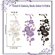 NBEADS 6 Pcs 3 Colors Embroidery Flower Motif Venise Lace Collar Supplies DIY-NB0008-34-2