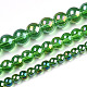 Chapelets de perles en verre transparent électrolytique GLAA-T032-T4mm-AB07-4