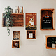 Globleland винтажный имбирный чай кот металлический железный знак табличка плакат ретро металлические стены декоративные оловянные вывески 11.8 × 7.9 дюйма для дома AJEW-WH0189-031-6