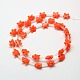 Synthetic Coral Beads Strands CORA-L020-C-15-2