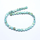 Spray Painted Glass Beads Strands DGLA-G003-D02-2