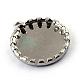 304 Stainless Steel Pendant Cabochon Open Back Settings STAS-Q194-15-4