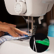 Gorgecraft3色手縫い用60本プラスチック針糸通し  ワイヤーループDIY針糸通しハンドマシンミシン縫製ツール  ミックスカラー  3.15x0.7x0.4cm  20個/カラー TOOL-GF0001-76-5