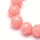 Lotus Flower Synthetic Coral Beads Strands CORA-L001-A-05-3
