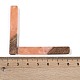 Большие подвески из смолы и дерева WOOD-F015-02C-3