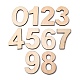 Creatcabin 2 establece 2 estilos de madera de cerezo chino letra a ~ z y número 0~9 DIY-CN0001-24-2