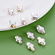 Perlas de perlas naturales keshi PEAR-N020-N01-1