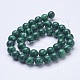 Synthetic Malachite Beads Strands G-D855-02-10mm-2