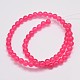 Natural & Dyed Malaysia Jade Bead Strands X-G-A146-6mm-A14-2
