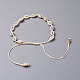 Cowrie Shell Choker Necklaces X-NJEW-JN02388-01-4