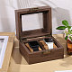 2-слотовые деревянные ящики для хранения часов CON-WH0113-10A-5