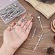 SUNNYCLUE 1 Box 24Pcs Tibetan Style Sword Charms Knife Charm Medieval Antique Swords Bookmarks Miniature Weapon Alloy Charms for Jewelry Making Charm Fencing Bookmark Necklace Earrings DIY Dollhouse TIBE-SC0001-54-3