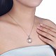 Модное ожерелье стерлингового серебра 925 стерлингового серебра NJEW-BB30718-3