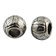 Großes Loch tibetischen Stil Volleyball europäischen Perlen X-MPDL-5091-AS-FF-1