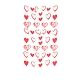 Valentinstag 5d liebe nail art sticker decals MRMJ-R109-Z-D4375-1