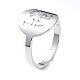 304 кольцо из нержавеющей стали с надписью love для женщин RJEW-I097-01P-1