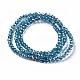 Electroplate Glass Faceted Rondelle Beads Strands EGLA-D020-3x2mm-43-2