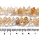 Chapelets de perles de citrine naturelle G-D091-A12-5