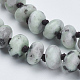Natürlicher Sesamjasper / Kiwi-Jaspis Perlen Mehrzweckketten / Wickelarmbänder NJEW-K095-B02-3